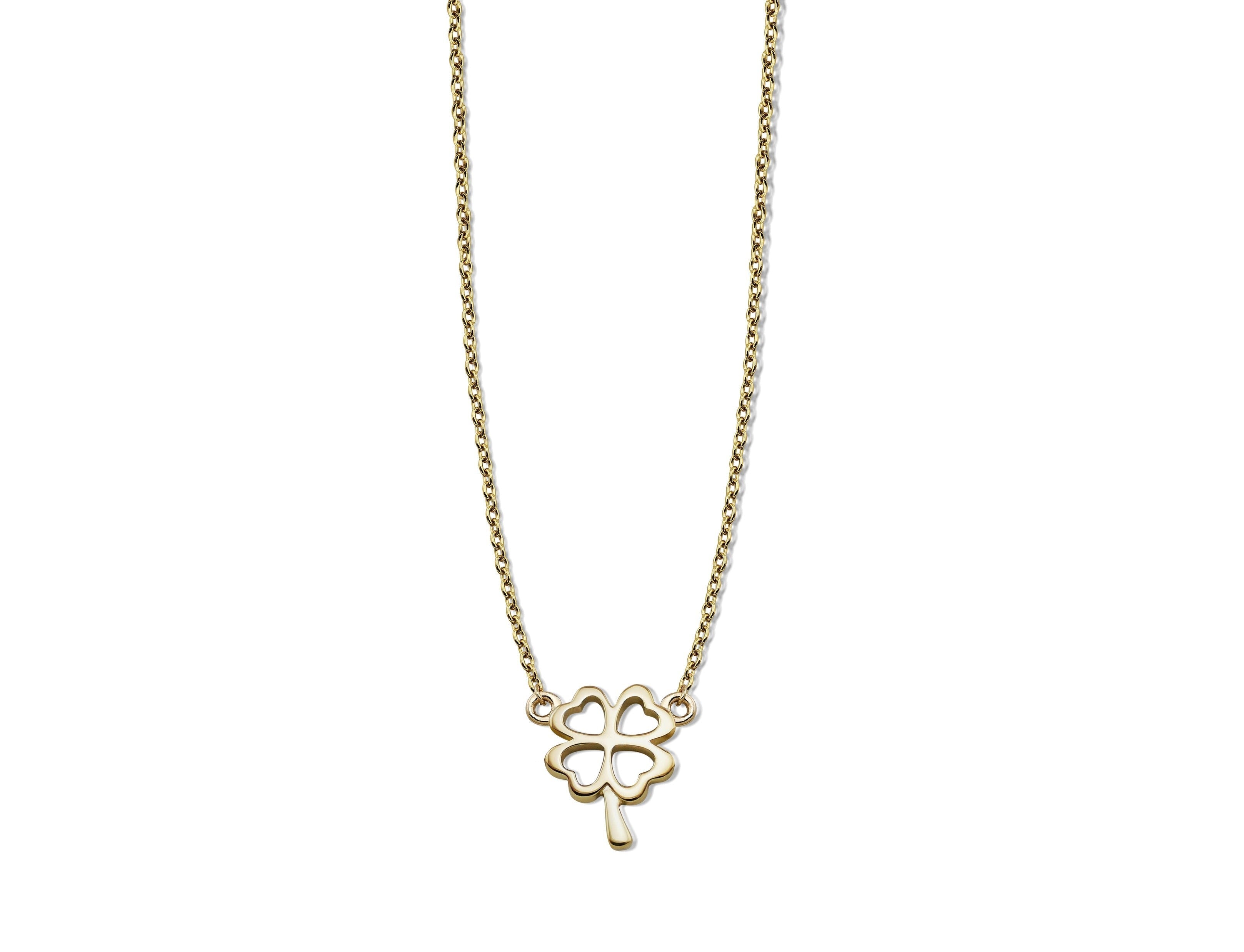 Ketting Klavertje Vier Goudkleur XN002G