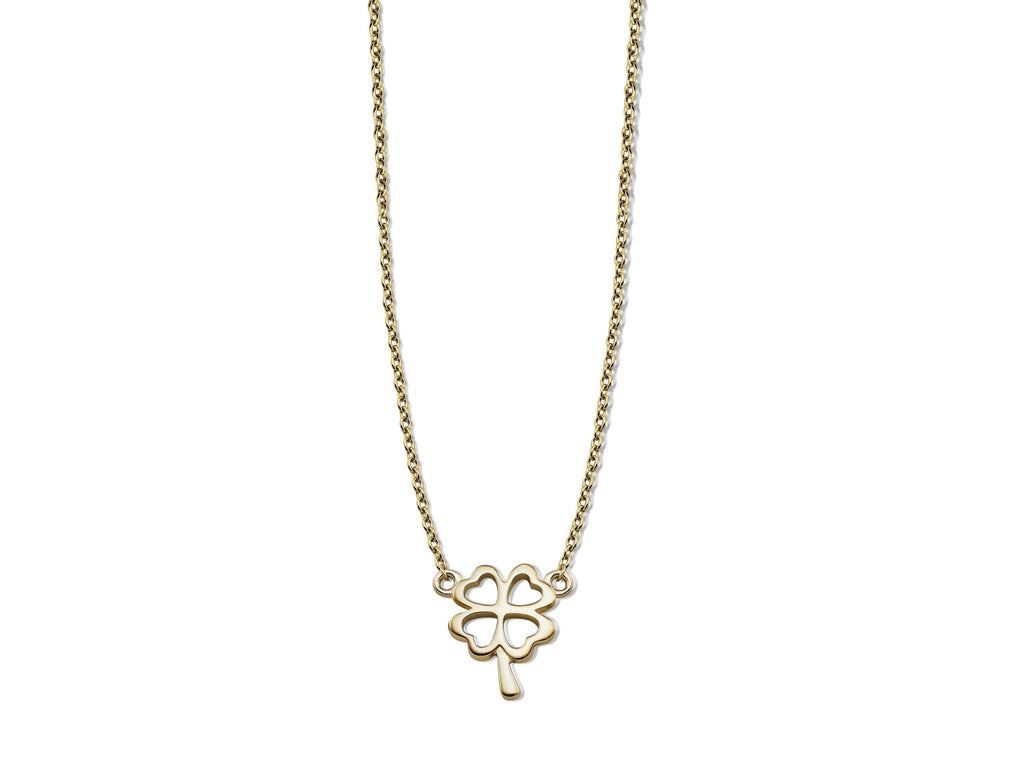 Ketting Klavertje Vier Goudkleur XN002G